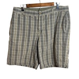 The North Face Men's Plaid Cargo‎ Shorts Casual Outdoor Summer Hiking